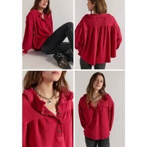 We The Free Queen Of Hearts Thermal | Retro Red | Size M